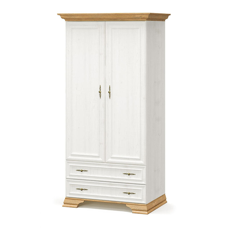Σετ Κρεβατοκάμαρας Jaden με Κρεβάτι oak -λευκό 160x200εκ Σετ 4τεμ - Hippiehome.gr