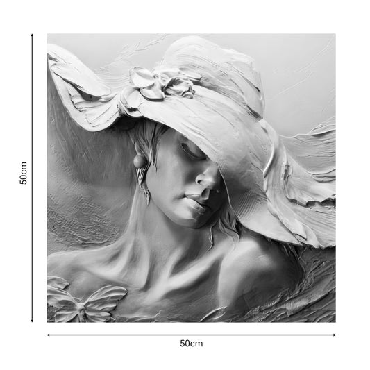 Πίνακας σε καμβά Gracy pakoworld ψηφιακής εκτύπωσης 50x1.8x50εκ - Hippiehome.gr