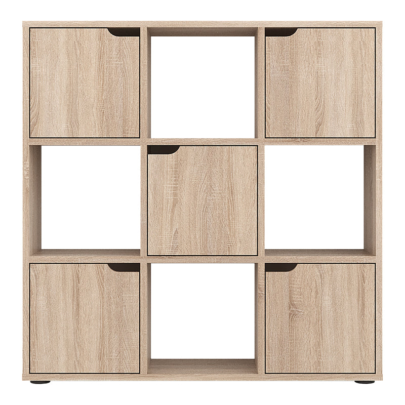 Βιβλιοθήκη Bookel pakoworld σε sonoma απόχρωση 88.5x27.5x89.3εκ - Hippiehome.gr