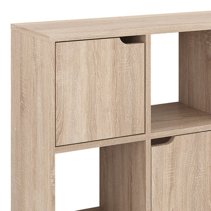 Βιβλιοθήκη Bookel pakoworld σε sonoma απόχρωση 88.5x27.5x89.3εκ - Hippiehome.gr