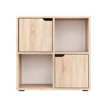 Βιβλιοθήκη Bookel pakoworld σε sonoma απόχρωση 59.6x27.5x60.4εκ - Hippiehome.gr