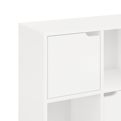 Βιβλιοθήκη Bookel pakoworld σε λευκή απόχρωση 59.6x27.5x60.4εκ - Hippiehome.gr