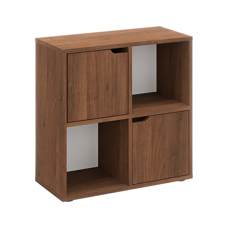 Βιβλιοθήκη Bookel pakoworld σε καρυδί απόχρωση 59.6x27.5x60.4εκ - Hippiehome.gr