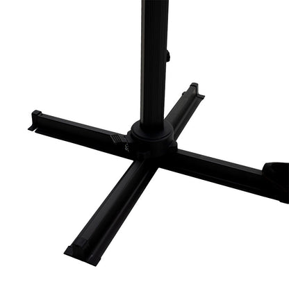 Ομπρέλα επαγγελματική κρεμαστή 360 μοιρών Raffaella pakoworld αλουμινίου 3x3m ανθρακί - Hippiehome.gr