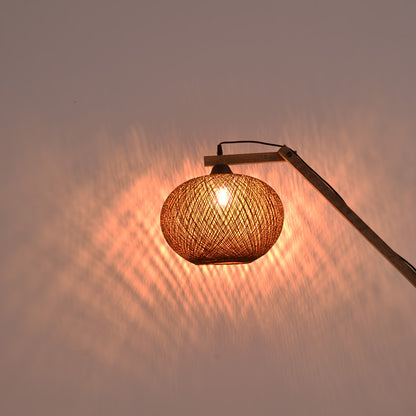 Φωτιστικό δαπέδου Gaia pakoworld Ε27 ξύλο καφέ 20x50x160εκ - Hippiehome.gr