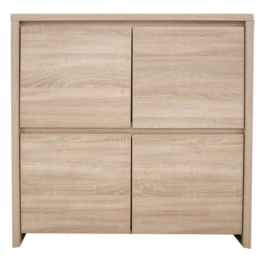 Ντουλάπι Selina pakoworld sonoma 105x40.5x112.5εκ - Hippiehome.gr