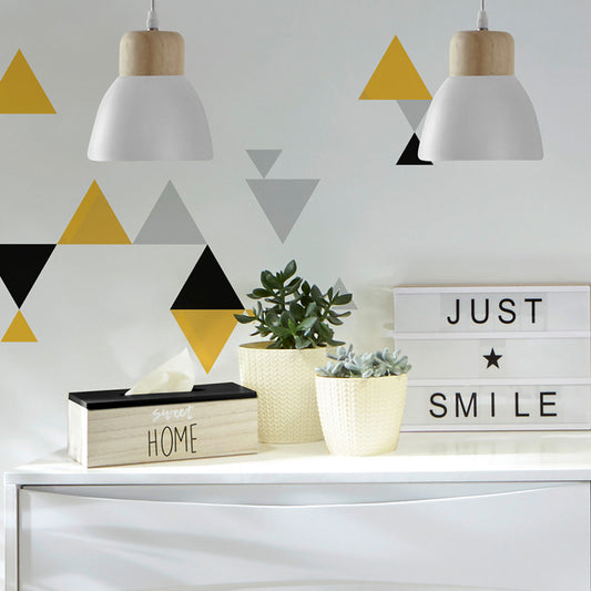 Φωτιστικό οροφής μονόφωτο Desy pakoworld Ε14 χρώμα λευκό-φυσικό Φ15x99εκ - Hippiehome.gr