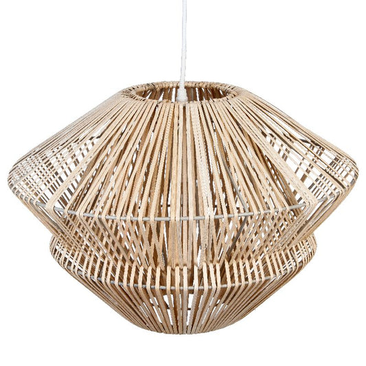 Single light ceiling lamp PWL-1102 pakoworld E27 beige Φ44x31cm