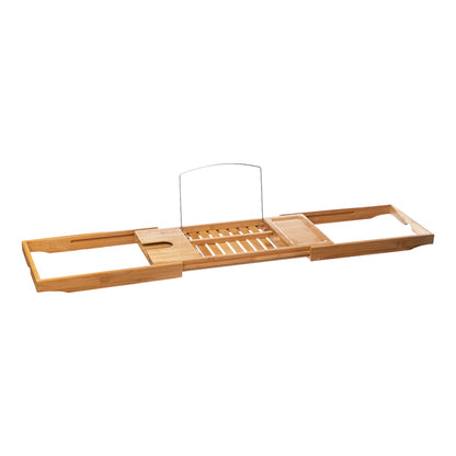 Platon pakoworld bathtub tray natural bamboo 70x15x4.5cm