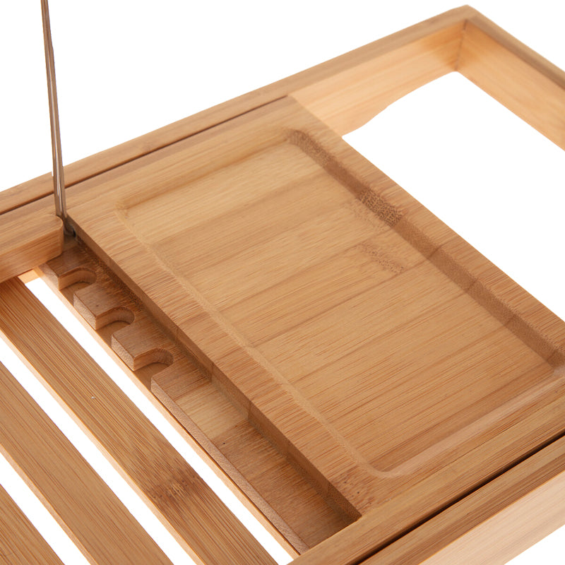 Platon pakoworld bathtub tray natural bamboo 70x15x4.5cm