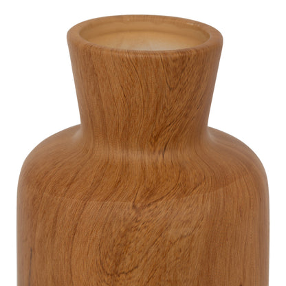 Βάζο Reway pakoworld κεραμικό σε φυσική απόχρωση Φ12x30εκ - Hippiehome.gr