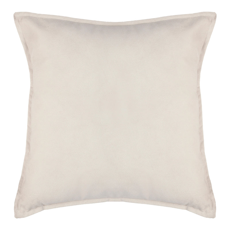 Μαξιλάρι διακοσμητικό Glober pakoworld ύφασμα σε ιβουάρ απόχρωση 45x45εκ - Hippiehome.gr