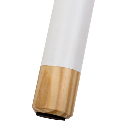 Παιδικό σκαμπό Kevou pakoworld mdf-ξύλο πεύκου σε λευκή με φυσική απόχρωση Φ24x25.7εκ - Hippiehome.gr