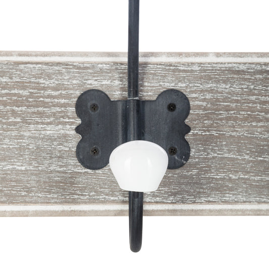 Κρεμάστρα Holden pakoworld mdf σε αντικέ φυσική απόχρωση 19.5x9x60.5εκ - Hippiehome.gr