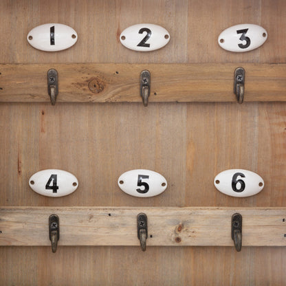 Κλειδοθήκη τοίχου Keledy pakoworld ξύλο ελάτου σε φυσική απόχρωση 26.4x8x38εκ - Hippiehome.gr