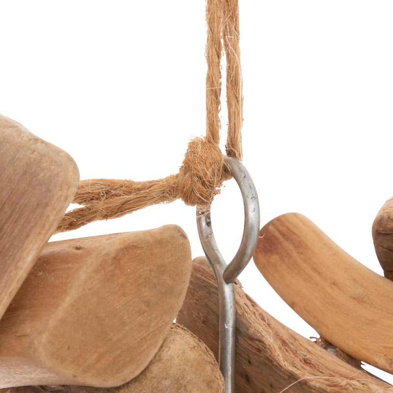 Διακοσμητικό τοίχου καρδιά Herea pakoworld σε φυσική απόχρωση 36x4.5x37εκ - Hippiehome.gr