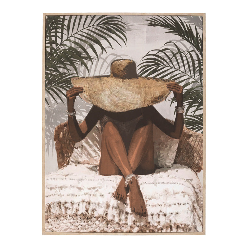 Πίνακας σε πλαίσιο Kapelda pakoworld 58x2.6x78εκ - Hippiehome.gr