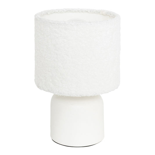 Επιτραπέζιο φωτιστικό Jela pakoworld σε λευκή απόχρωση Φ14x22εκ - Hippiehome.gr