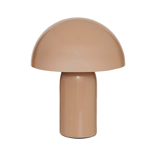 Επιτραπέζιο φωτιστικό Mushi pakoworld μέταλλο μπεζ Φ20x24,5εκ - Hippiehome.gr