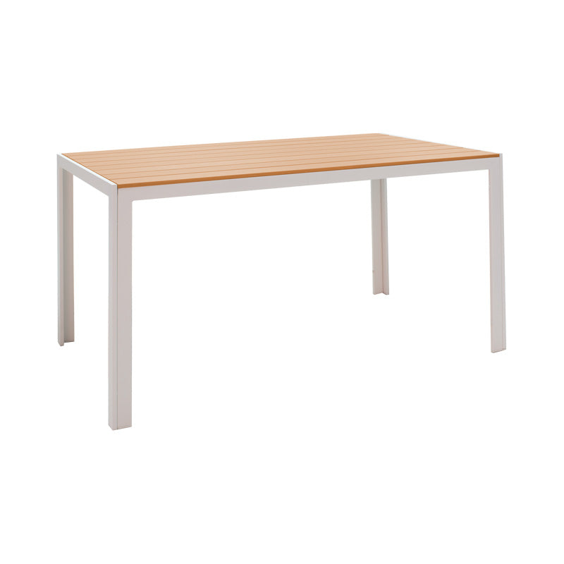 Τραπεζαρία Zacreta-Nares σετ 7τεμ pakoworld αλουμίνιο-textilene σε λευκή απόχρωση - Hippiehome.gr