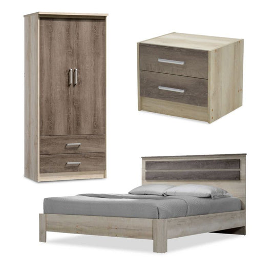 Φοιτητικό πακέτο επίπλων υπνοδωματίου Comfort 2 pakoworld σετ 3 τμχ - Hippiehome.gr