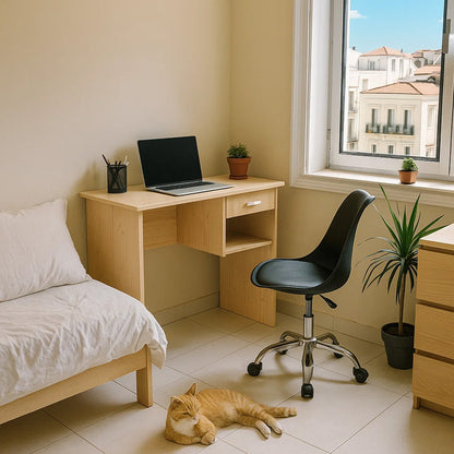 Φοιτητικό πακέτο επίπλων γραφείου Michael -Gaston II pakoworld σετ 2 τμχ - Hippiehome.gr