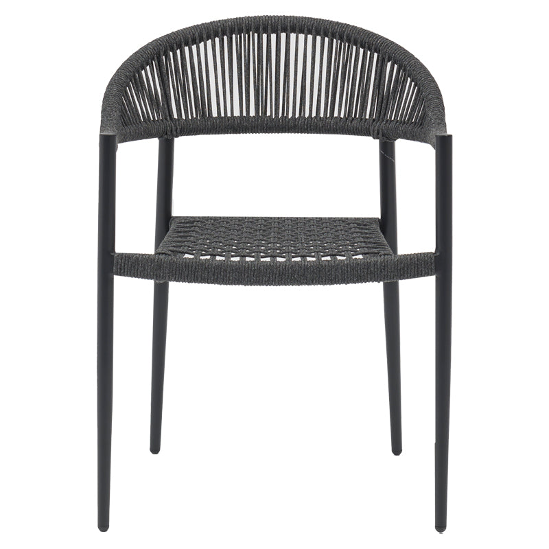 Τραπεζαρία Thorio-Freiburg σετ 7τεμ pakoworld ανθρακί αλουμίνιο και plywood σε φυσική απόχρωση 160x90x75εκ - Hippiehome.gr