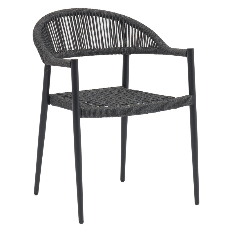 Τραπεζαρία Kliton-Freiburg σετ 5τεμ pakoworld αλουμίνιο σε ανθρακί απόχρωση 80x80x74εκ - Hippiehome.gr