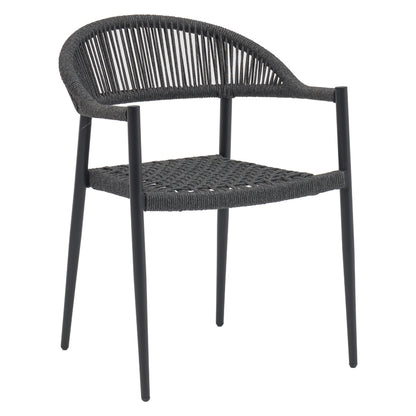 Τραπεζαρία Kliton-Freiburg σετ 5τεμ pakoworld αλουμίνιο σε ανθρακί απόχρωση 80x80x74εκ - Hippiehome.gr