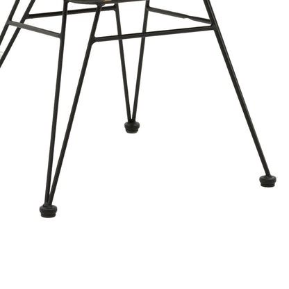 Τραπεζαρία Kliton-Naoki B σετ 5τεμ pakoworld ανθρακί αλουμίνιο και μέταλλο σε μαύρη απόχρωση 80x80x74εκ - Hippiehome.gr