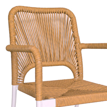 Τραπεζαρία Kliton-Norture σετ 5τεμ pakoworld αλουμίνιο σε λευκή απόχρωση 150x80x74εκ - Hippiehome.gr