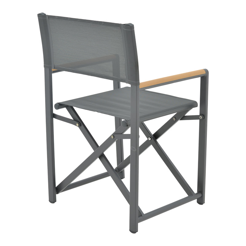 Τραπεζαρία Mabu-Kliton A σετ 5τεμ pakoworld αλουμινίου σε ανθρακί απόχρωση 150x80x74εκ - Hippiehome.gr