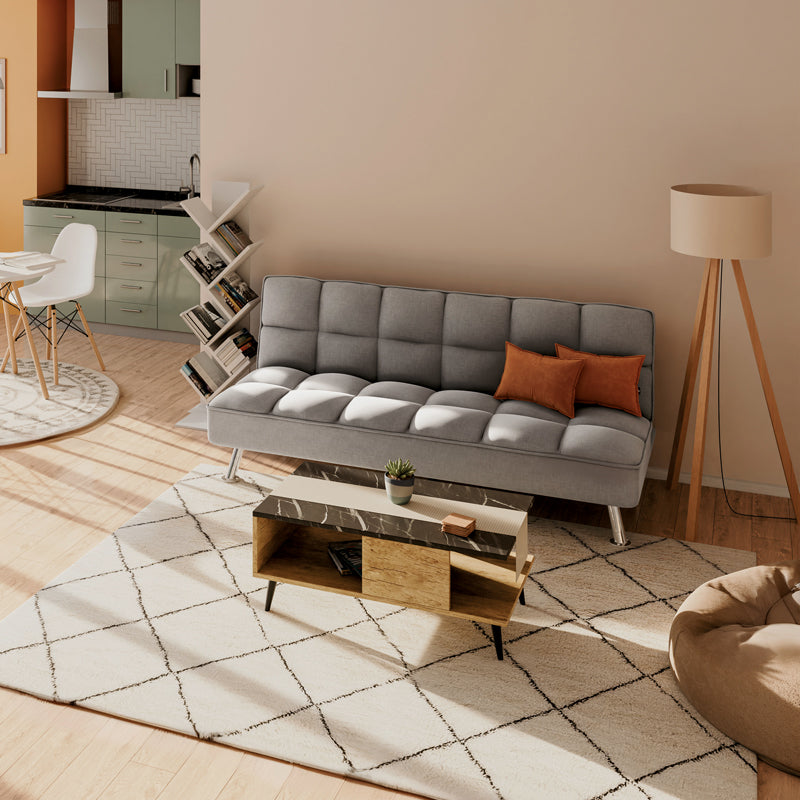 Φοιτητικό πακέτο επίπλων σαλονιού Smooth pakoworld σετ 2τεμ - Hippiehome.gr