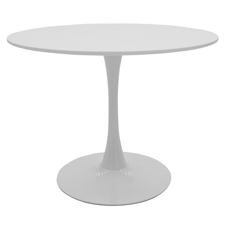 Τραπεζαρία Julita-Balou pakoworld σετ 5τεμ pp-mdf λευκo Φ100x73εκ - Hippiehome.gr