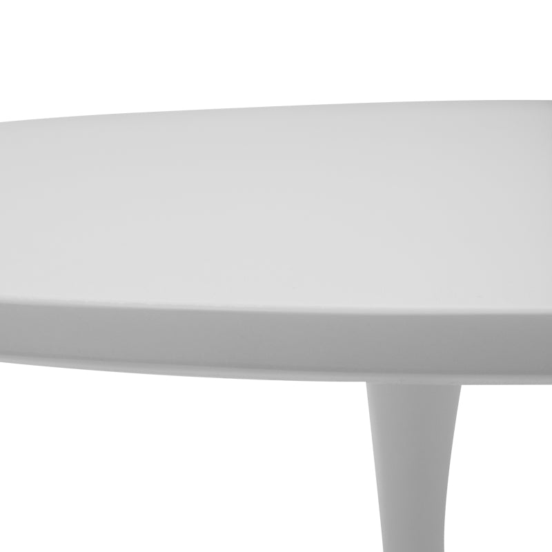 Τραπεζαρία Julita-Balou pakoworld σετ 5τεμ pp-mdf λευκo Φ100x73εκ - Hippiehome.gr