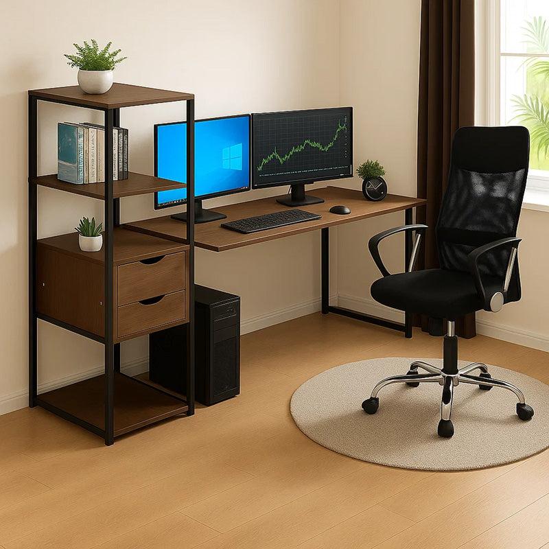 Φοιτητικό πακέτο επίπλων γραφείου Joayn pakoworld σετ 2τεμ - Hippiehome.gr