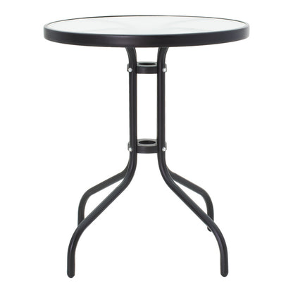 Τραπεζαρία Watson-Monasty pakoworld σετ 3τεμ μέταλλο σε μαύρη απόχρωση - Hippiehome.gr