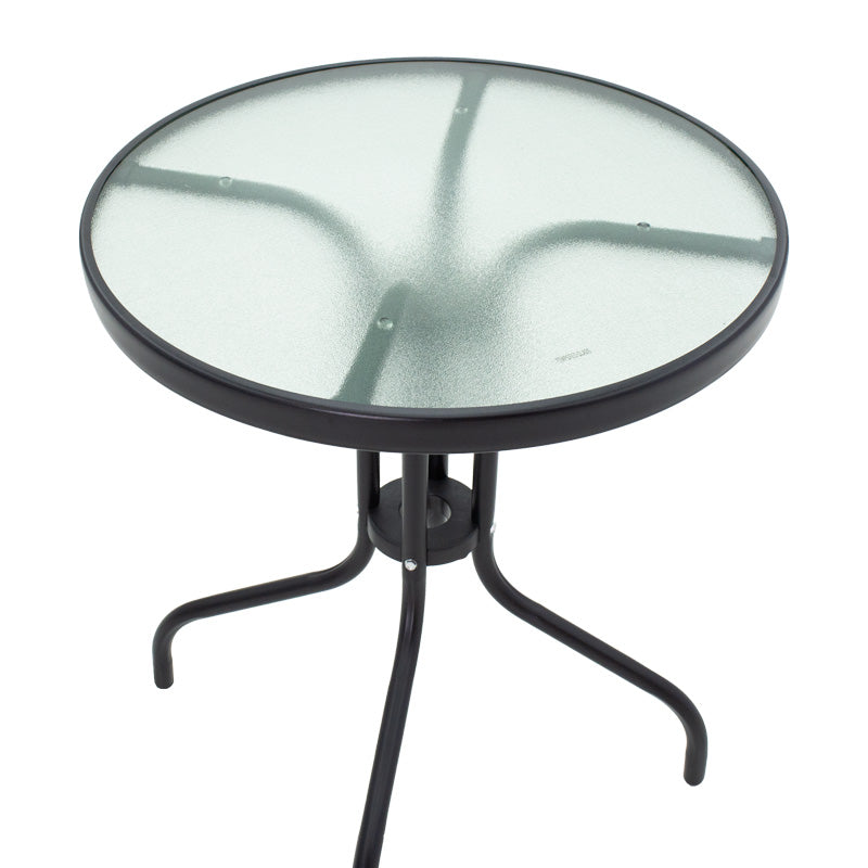 Τραπεζαρία Watson-Monasty pakoworld σετ 3τεμ μέταλλο σε μαύρη απόχρωση - Hippiehome.gr