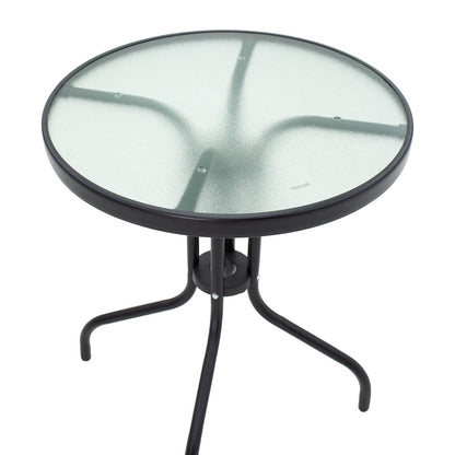 Τραπεζαρία Watson-Monasty pakoworld σετ 3τεμ μέταλλο σε μαύρη απόχρωση - Hippiehome.gr