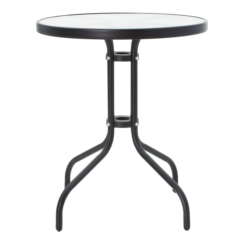 Τραπεζαρία Watson-Tarete pakoworld σετ 3τεμ μέταλλο σε μαύρη απόχρωση - Hippiehome.gr