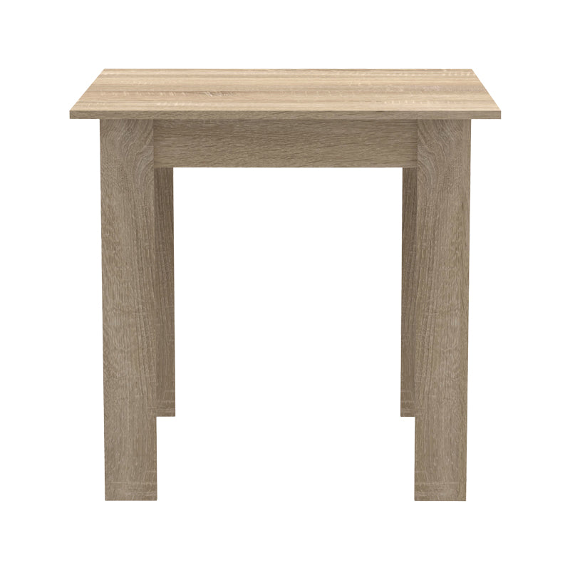 Τραπεζαρία Manka I-Bella pakoworld σετ 3τεμ σε sonoma απόχρωση 80x80x77εκ - Hippiehome.gr