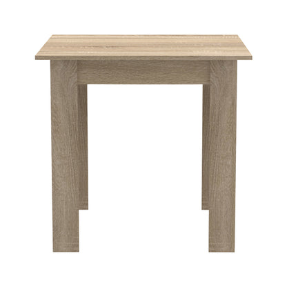 Τραπεζαρία Manka I-Bella pakoworld σετ 3τεμ σε sonoma απόχρωση 80x80x77εκ - Hippiehome.gr