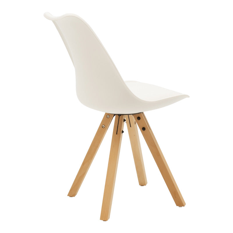 Τραπεζαρία Chloe-Caron pakoworld σετ 5τεμ γυάλινο 8χιλ ανθρακί - πόδι φυσικό 120x70x75εκ - Hippiehome.gr