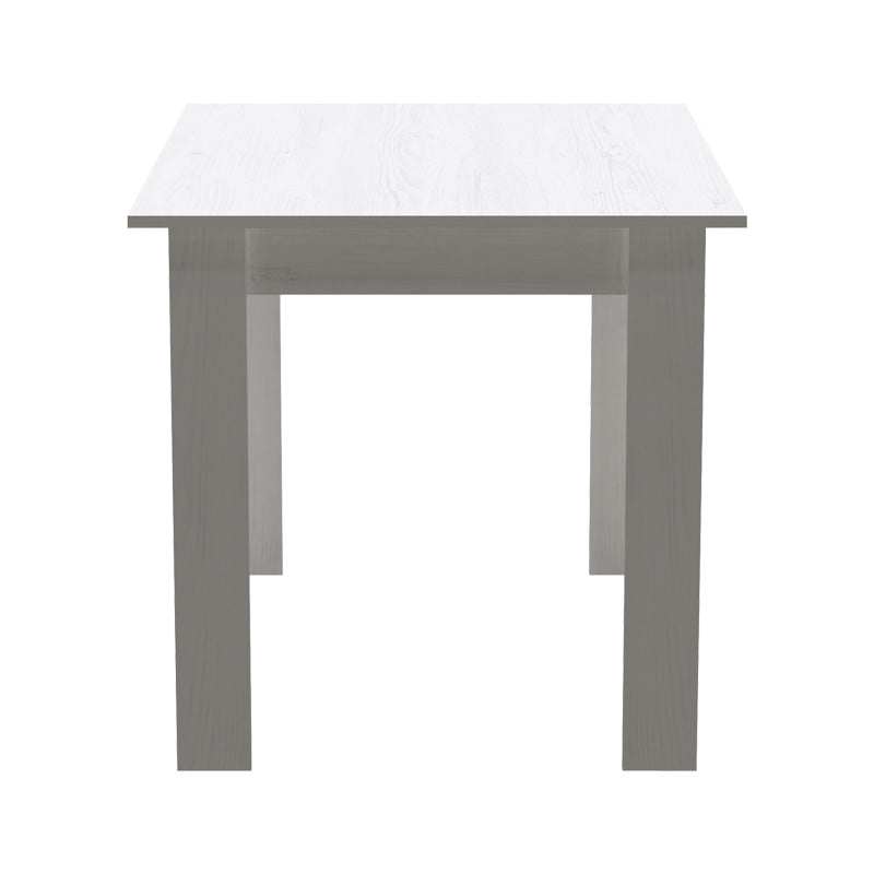 Τραπεζαρία Manka-Gaston pakoworld σετ 5τεμ σε λευκή απόχρωση 110x80x77εκ - Hippiehome.gr