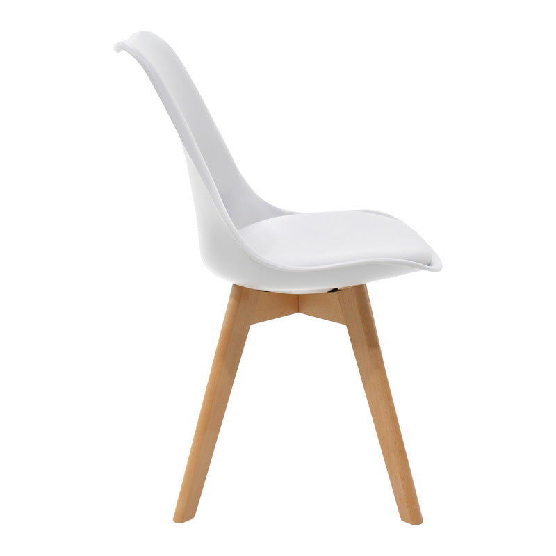 Τραπεζαρία Manka-Gaston pakoworld σετ 3τεμ σε λευκή απόχρωση 80x80x77εκ - Hippiehome.gr