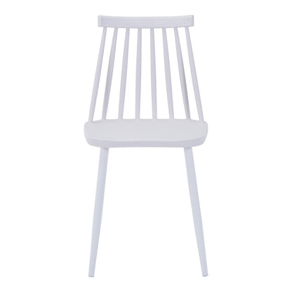 Τραπεζαρία Aurora I-Gustas pakoworld σετ 5τεμ λευκό μαρμάρου-λευκό 120x80x76εκ - Hippiehome.gr