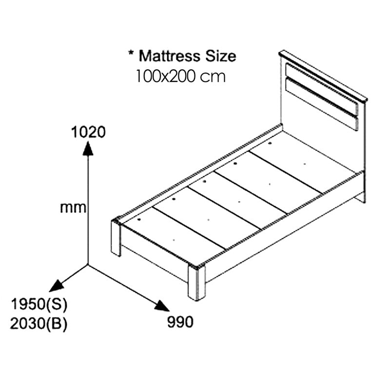 Φοιτητικό πακέτο επίπλων κρεβατοκάμαρας Coziness pakoworld σετ 3τεμ - Hippiehome.gr