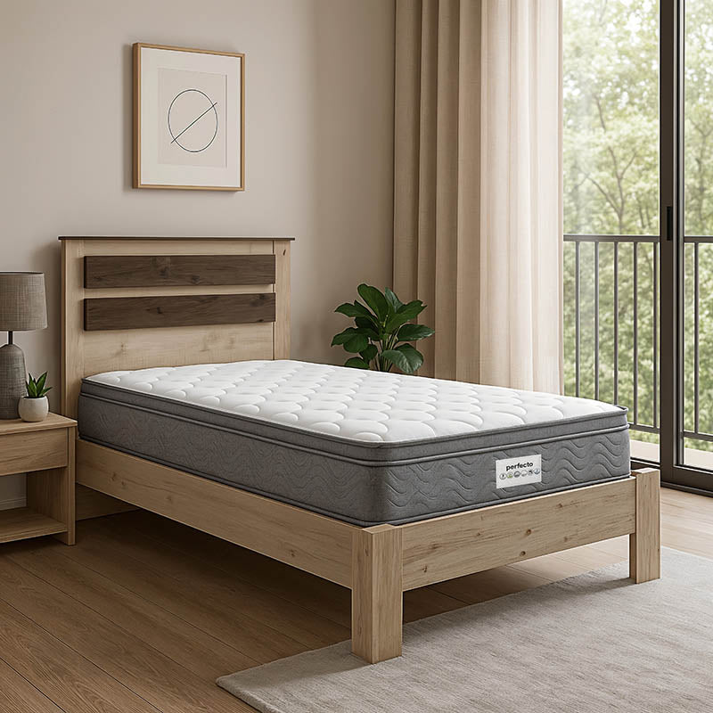 Φοιτητικό πακέτο επίπλων κρεβατοκάμαρας Rest pakoworld σετ 2τεμ - Hippiehome.gr