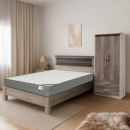 Φοιτητικό πακέτο επίπλων κρεβατοκάμαρας Whisper pakoworld σετ 3τεμ - Hippiehome.gr