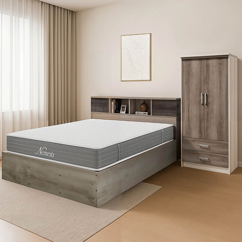 Φοιτητικό πακέτο επίπλων κρεβατοκάμαρας Aroma pakoworld σετ 3τεμ - Hippiehome.gr